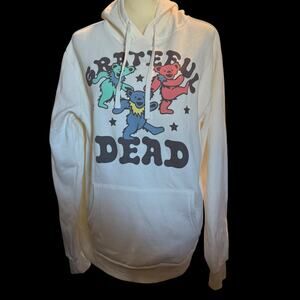 Mad Engine Grateful Dead Dancing Bears Hoodie, Unisex Size Medium